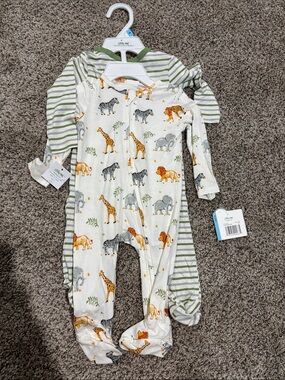 Little Me 2 pack bamboo onesies